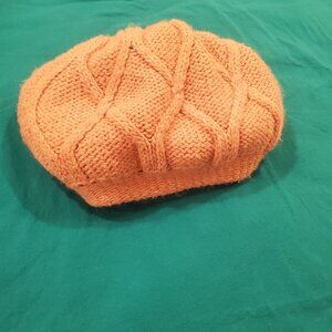 Knitted Beret, Pink